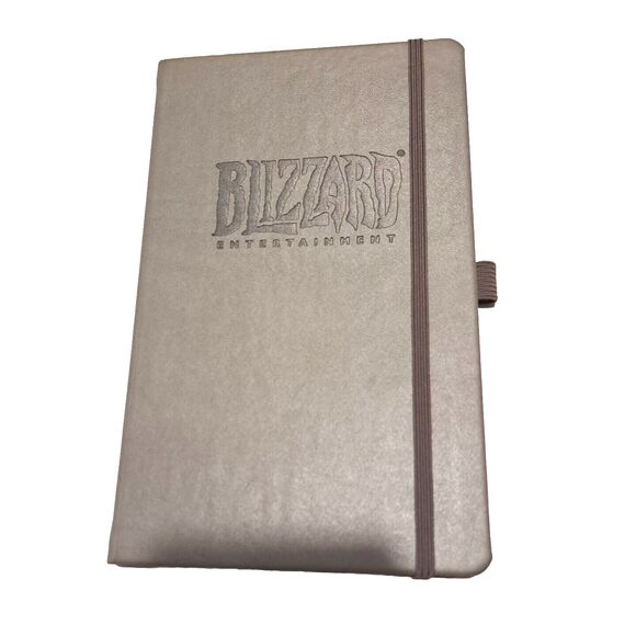 Blizzard Entertainment Notebook Castelli Made In Italy Gray Lined Pages New - Picture 1 of 5